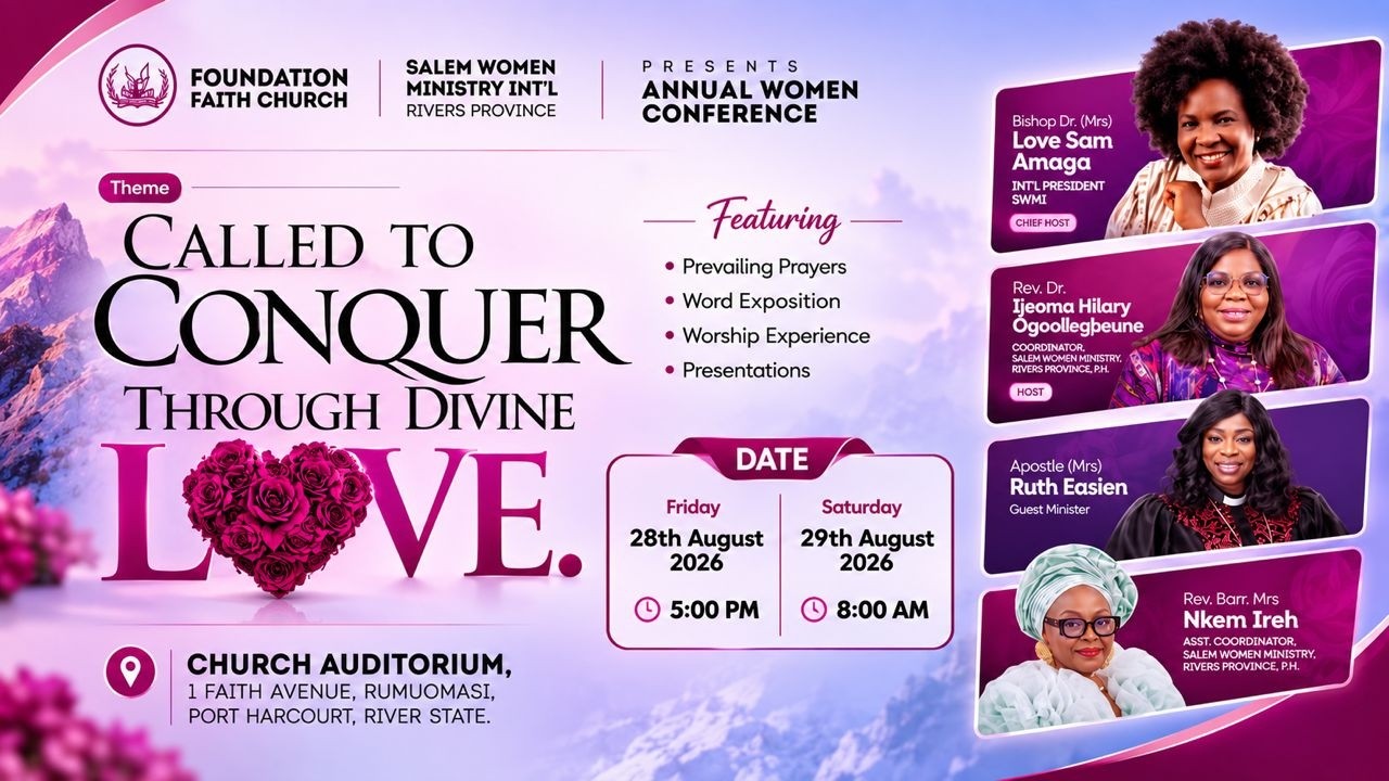 SALEM ANNUAL WOMEN CONFERENCE, RIVERS PROVINCE, DAY 2