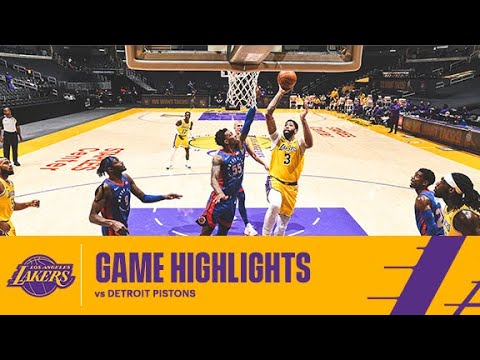 HIGHLIGHTS | Anthony Davis (30 pts, 5 reb) vs Detroit Pistons