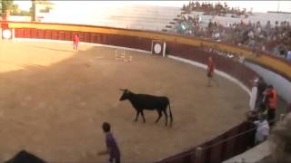 preview picture of video 'fiestas villalpardo 2012 fútbol vaca (majos'12 VS comision de fiestas)'
