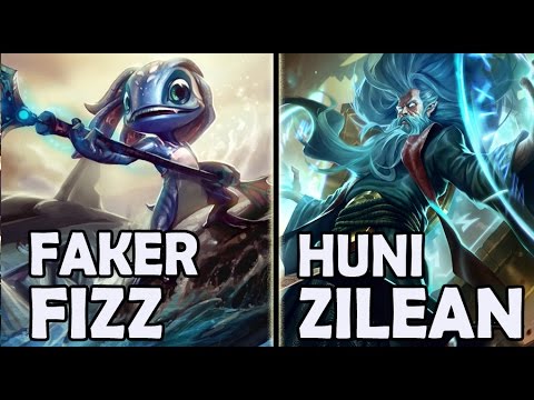 Faker vs Huni - FIZZ vs ZILEAN - Rank #62 Korea Challenger 636LP