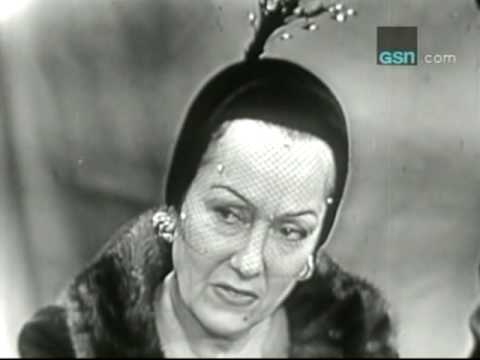 Gloria Swanson on "What's My Line?"