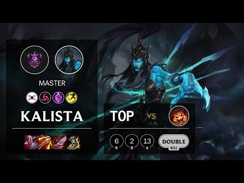 Kalista Top vs Gnar - KR Master Patch 11.2