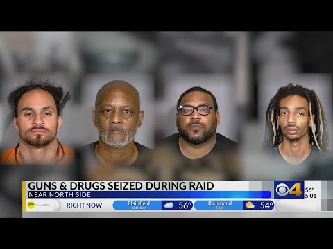 20 guns, drugs, money, seized from near north side home leads to 4 arrests