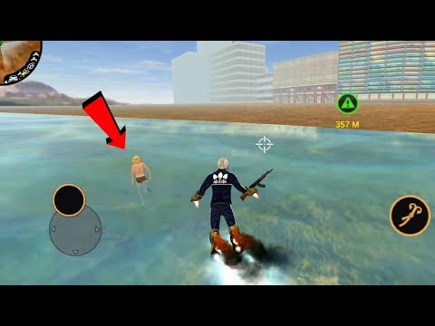 Vegas Crime Simulator - (Beach - Girl Needs Help) - girl swimming  on beach