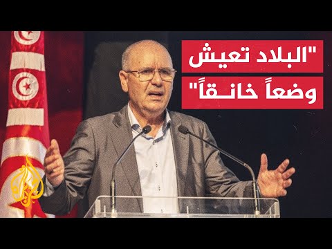 تونس.. اتحاد الشغل يرفض المسار السياسي وجبهة الخلاص رحيل الرئيس أمر ضروري