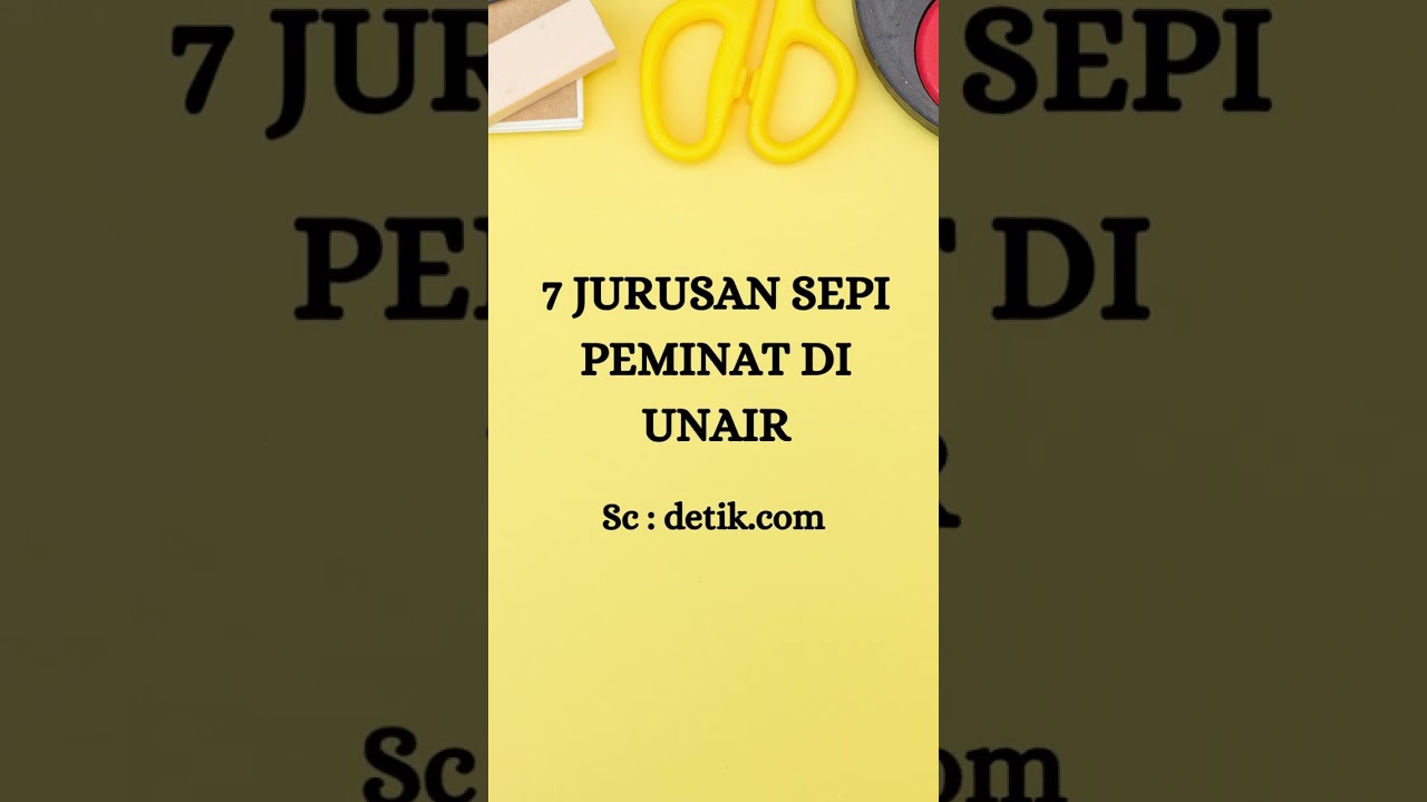 7 Jurusan Kuliah Sepi Peminat di Universitas Airlangga Surabaya | Pilihan Jurusan