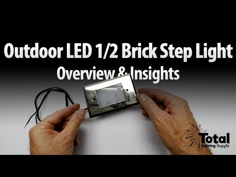 Outdoor LED 1/2 Brick Step Light Overview & Insights - Lightfair 2017 Ep.4