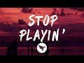 They. - Stop Playin' (Lyrics)