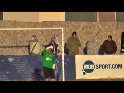 Both of Ryan Brookes goals for Nantwich Town 4 V 1 Frickley Athletic .