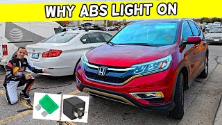 HONDA CRV CR-V WHY ABS LIGHT IS ON 2012 2013 2014 2015 2016