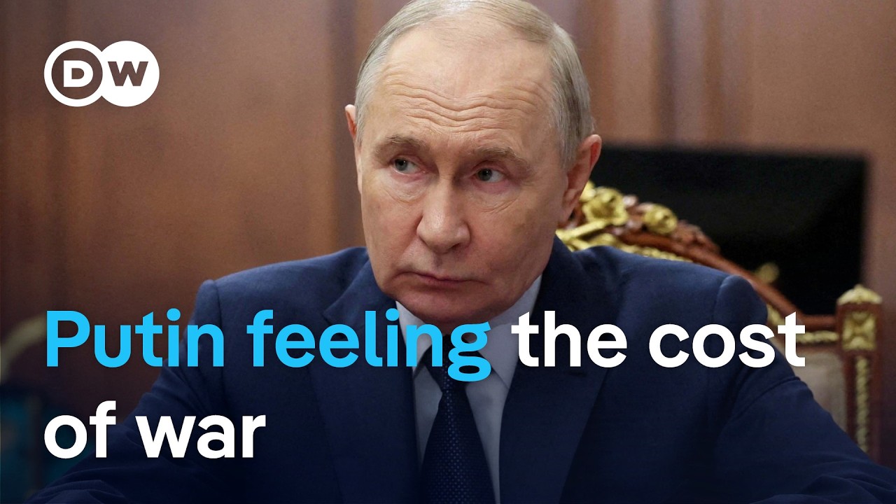 Putin's approval rating drops as Russians grow tired of economic pain from the war | DW News