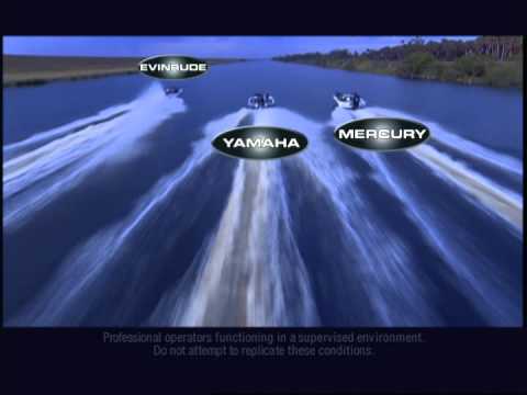 Evinrude versus Yamaha and Mercury, Drag Race