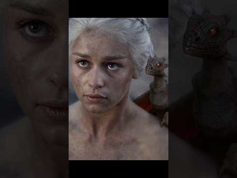 Daenerys Rises From Fire with Dragons 🐉🔥 | The Birth of the Mother of Dragons | GoT Iconic Scene