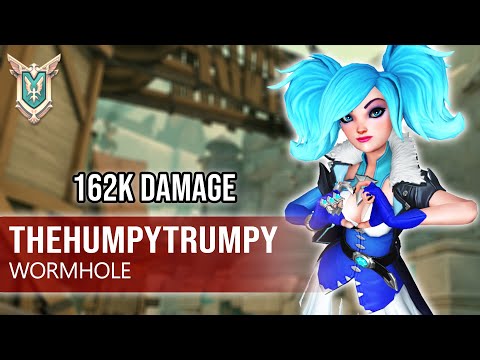 162K Damage TheHumpyTrumpy Evie Paladins Competitive (Master) WORMHOLE