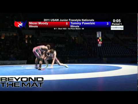Junior Freestyle Final 98 - Nkosi Moody (IL) vs. Tommy Pawelski (IL)