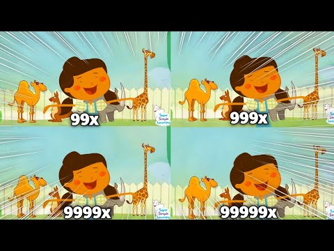 Super Simple Songs Camel And Rhino Intro Logo at 99999x Speed