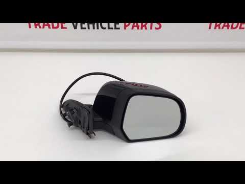 Fits Nissan Leaf 2011- 2018 Door Wing Mirror Electric Heated Textured Driver Side video