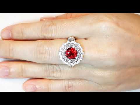 Namya Jedi Red Spinel Ring at  4.04 carats  by Kat Florence KF08664