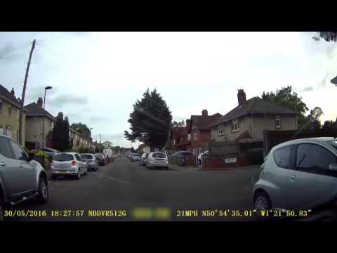 Child runs out in front of car (Near Miss)