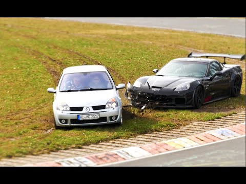 Nordschleife Carfreitag 2015 Carfriday - [Clio Corvette CRASH]