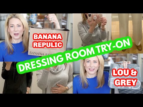 Lou & Grey / Banana Republic Try-On | MsGoldgirl
