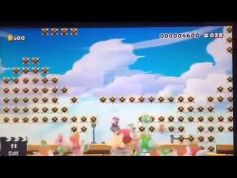 Super Mario Maker - Cheep Cheep funny death