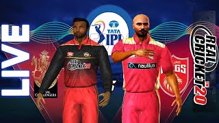 𝗿𝗰𝗯 𝘃𝘀 𝗽𝗯𝗸𝘀 - Royal Challengers Bangalore vs Punjab Kings Live IPL Prediction Real Cricket 20