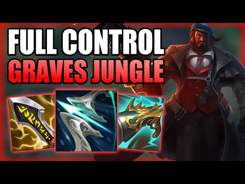 HOW TO PLAY GRAVES JUNGLE & TAKE FULL CONTROL! - Best Build/Runes S+ Guide - League of Legends