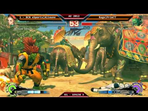 BCN eSport|Alioune x Rage|Prim77 - NSL R08 - SSF4 AE 2012