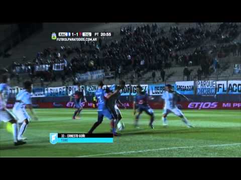 Gol de Goñi. Racing 1 - Tigre 1. Copa Argentina 2015. 16vos. FPT.