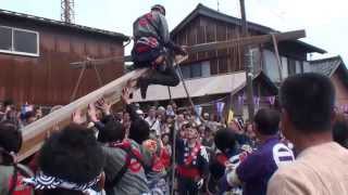 preview picture of video '2014 青柏祭「魚町」戻り山'