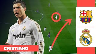 CRISTIANO RONALDO: ALL ACTIONS BARÇA 1 - 2 REAL MADRID