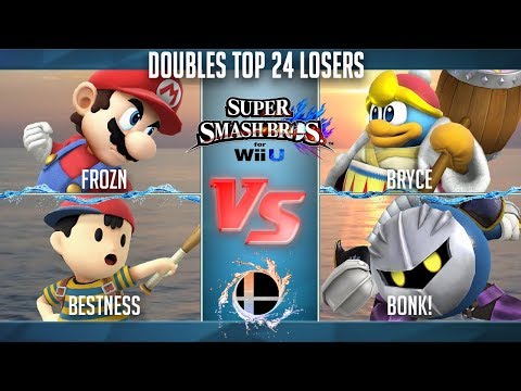 Smash'N'Splash 4 — Smash WiiU Doubles Losers Top 24: Bryce & BONK! vs. FroZn & BestNess