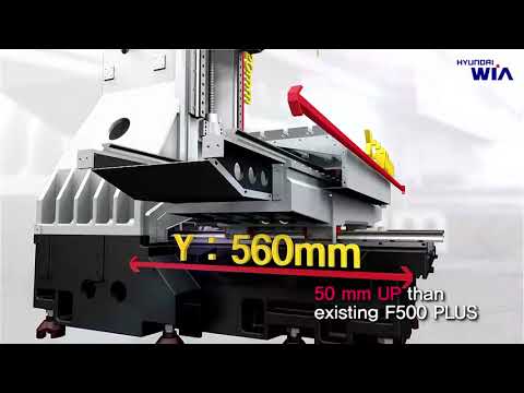 Вертикальный фрезерный трехосевой обрабатывающий центр с ЧПУ HYUNDAI WIA KF5600 - Видео c Youtube №1