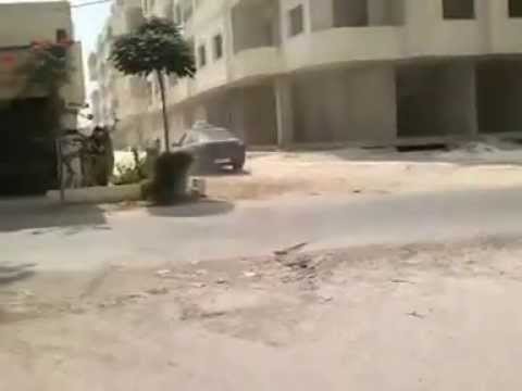 اشتباكات بين مقاتلي كتيبة جعفر الصادق وقوات النظام في حاجز زينو في منطقة زملكا في ريف دمشق