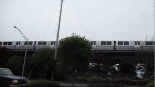 preview picture of video 'BART Train Daly City California Bay Area Rapid Transit'