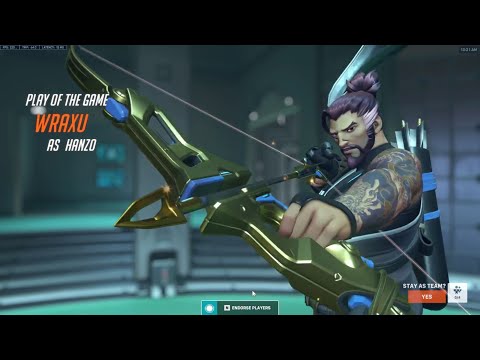 Overwatch 2 The Last Hanzo Main Wraxu Showing His Aim Skills -POTG-