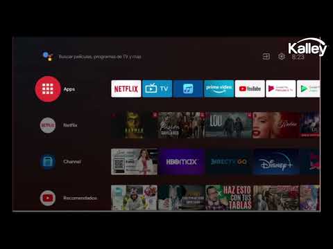 Cómo transmitir la pantalla de tu celular a tu Android TV KALLEY (Series E y W)