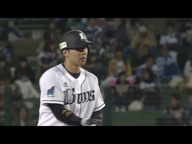 【4回裏】ライオンズ・炭谷 ライト線への先制タイムリー2ベース!! 2016/4/5 L-F
