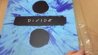 Unboxing Ed Sheeran / DIVIDE deluxe boxset