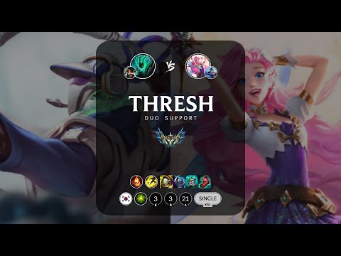 Thresh Support vs Seraphine - KR Challenger Patch 13.13