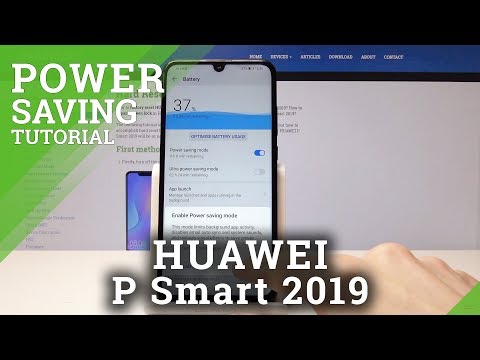 Power Saving Mode in HUAWEI P Smart 2019 - Battery Saver
