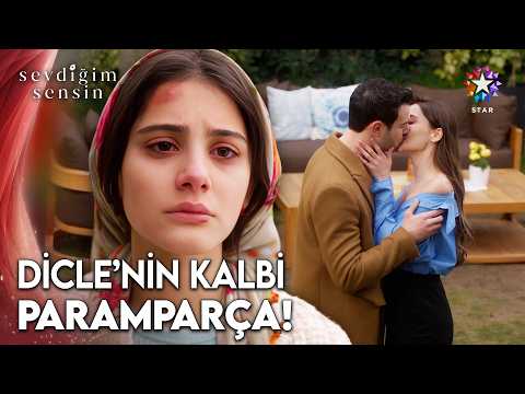 Dicle’yi Perişan Eden O An! Erkan ve Burçin Dudak Dudağa! | Sevdiğim Sensin 3. Bölüm