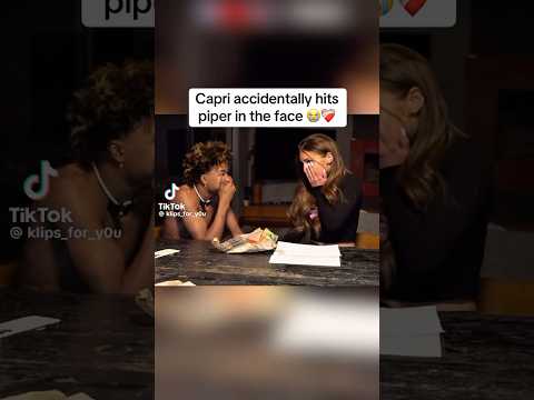 Piper gets water bottle thrown at her 💧 #capri #piperrockelle #couple #ciper ￼