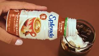 Splenda Pumpkin Spice Coffee Creamer - Iced Coffee