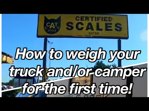 First time on the scales?  How to use cat scales to accurately weigh your tow rig and trailer
