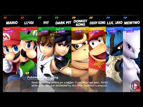 Super Smash Bros Ultimate Amiibo Fights – Request #20874 4 team battle at Kongo Jungle