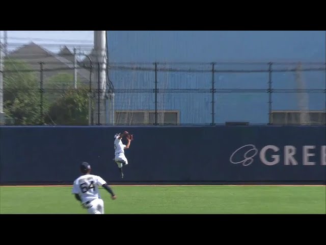 【ファーム】攻守で魅せる!! バファローズ・吉田雄のファインプレー!!  2018/7/10 Bs-C(ファーム)