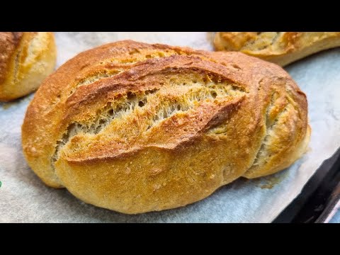 No-Shaping Overnight Bread Rolls That Come Out Crispy Outside, Soft Inside