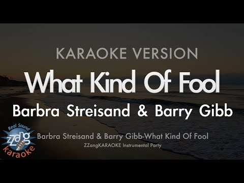 Barbra Streisand & Barry Gibb-What Kind Of Fool (MR/Instrumental) (Karaoke Version)